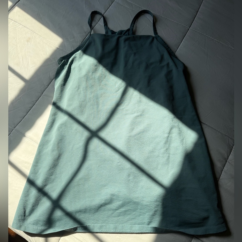 Atheletic dress with built in bra and shorts
